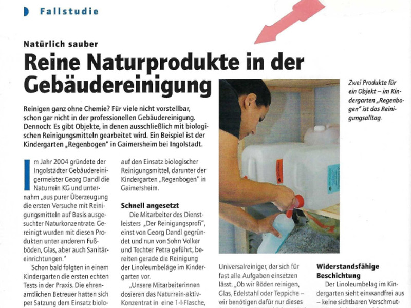 natur reinigungzeitung